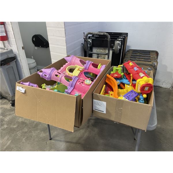 2 BOXES OF KIDS TOYS