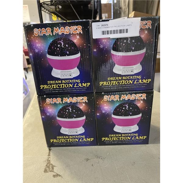 4 NEW STARMASTER PROJECTION LAMPS