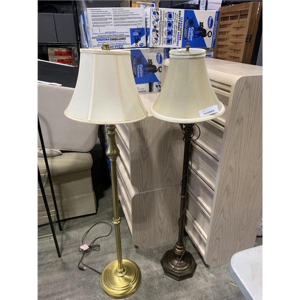 2 FLOOR LAMPS