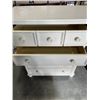 Image 3 : WHITE 5 DRAWER HIGHBOY DRESSER