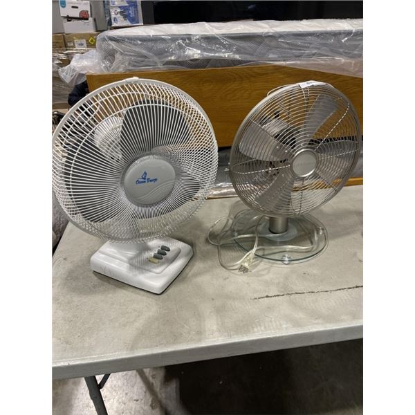 2 TABLE TOP FANS