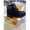 Image 1 : NEW TIMBERLAND PREMIUM 6 IN WATERPROOF BOOT BLACK NUBUCK, SIZE 4.5 YOUTH