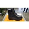 Image 2 : NEW TIMBERLAND STONE STREET 6 INCH LACE WATERPROOF BLACK FULL GRAIN LEATHER BOOTS SIZE WOMENS 7.5