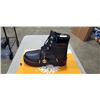 Image 3 : NEW TIMBERLAND STONE STREET 6 INCH LACE WATERPROOF BLACK FULL GRAIN LEATHER BOOTS SIZE WOMENS 7.5