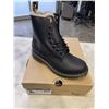 Image 1 : NEW DR. MARTENS AIR WAIR 1460 SERENA  BLACK BURNISHED WYOMING, SIZE US 9 WOMEN