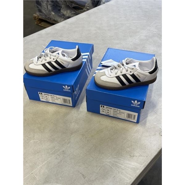 2 NEW ADIDAS SAMBA OG EL I SIZE 7.5K