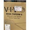 Image 2 : VIVO WHITE 55 X 24 SQAURE CORNER TABLE TOP