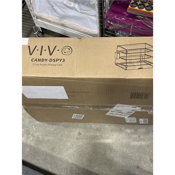 VIVO 3 TRAY ACRYLLIC DISPLAY CASE