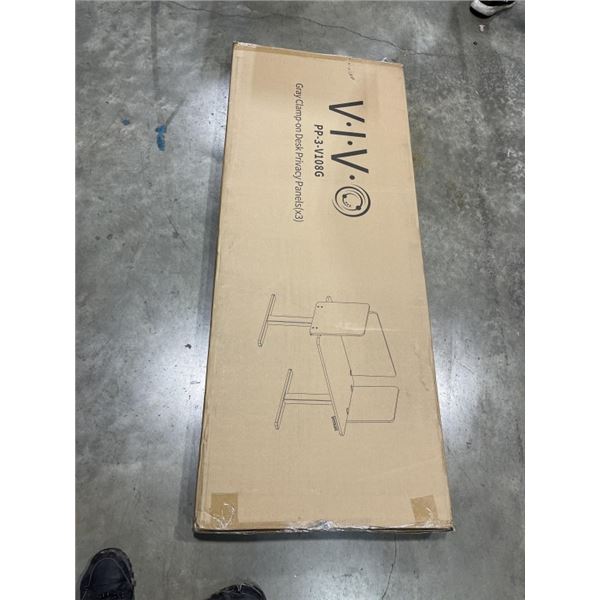 NEW GRAY CLAMP ON PRIVACY PANEL 3PC SET