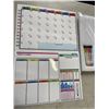 Image 1 : 5 NEW MAGNETIC 2PC CALENDAR SETS WITH MARKERS, 16X 12 INCH