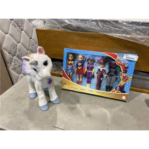 NEW SUPER HERO GIRLS AND UNICORN DOLL