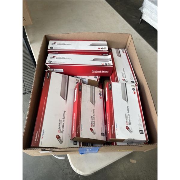 12 ASSORTED NEW DR. BATTERY LAPTOP BATTERIES