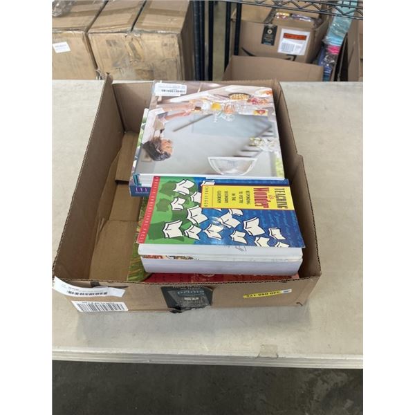 TRAY OF ASSORTED NEW BOOKS