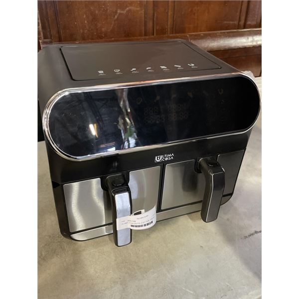 AS NEW ULTIMA COSA DIGITAL 8.5QT DUAL ZONE AIR FRYER - TESTED WORKING, RETAIL $299