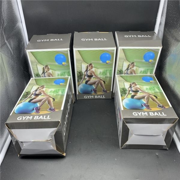 5 NEW EXERCISE BALLS