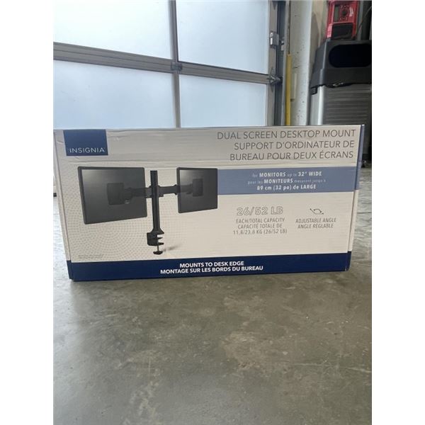 INSIGNIA DUAL SCREEN MOUNT FOR UP TO 32" WIDE