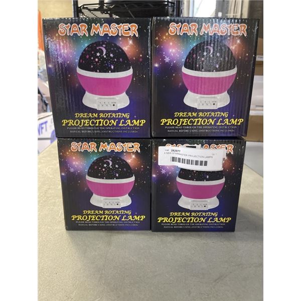 4 NEW STARMASTER PROJECTION LAMPS