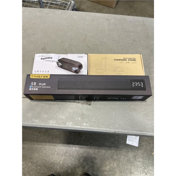 BLUETOOTH DESKTOP WIRELESS SPEAKERS, BLUEOOTH SPEAKER, AND CHARGING STAND