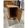 Image 2 : PAIR OF OAK 1 DOOR END TABLES