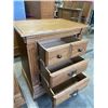 Image 3 : PAIR OF 3 DRAWER OAK NIGHTSTANDS