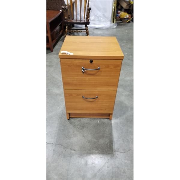 2 DRAWER LOCKING FILE CABINET