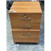 Image 1 : 3 DRAWER ROLLING AND LOCKING CABINET