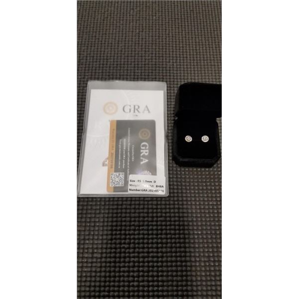 NEW S925 0.5CT EACH MOISSANITE LAB DIAMOND HALO STUD EARRINGS, MOUNTED IN 925 STERLING SILVER W/ WHI