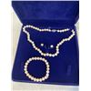 Image 3 : 2 NEW PEARL NECKLACE, EARRINGS AND BRACELET SETS