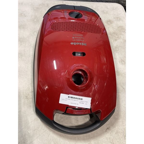 MIELE CLASSIC C1 CAT AND DOG CANISTER VACUUM - TESTED WORKING, RETAIL $799 VACUUM ONLY, STORE DISPLA