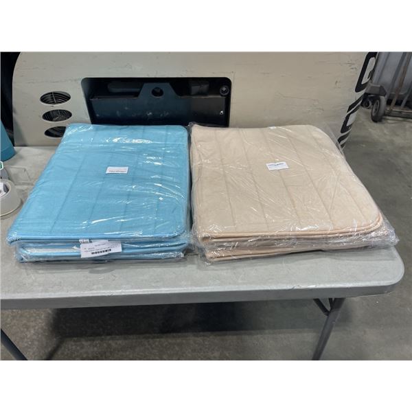 6 NEW MEMORY FOAM SOFT BATH MATTS 19.7 X 35.4