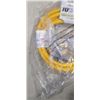 Image 3 : NEW 10FT 3 OUTLET HEAVY DUTY INDOOR OUTDOOR 3 WIRE EXTENSION CORD, YELLOW 12AWG