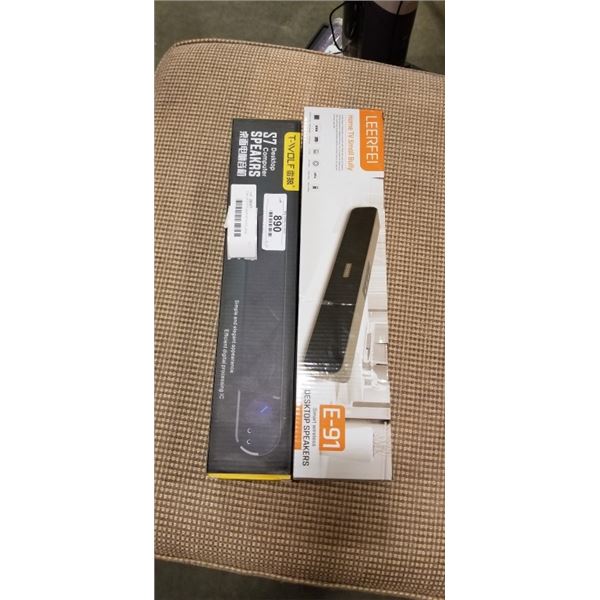 2 BLUETOOTH DESKTOP WIRELESS SPEAKERS