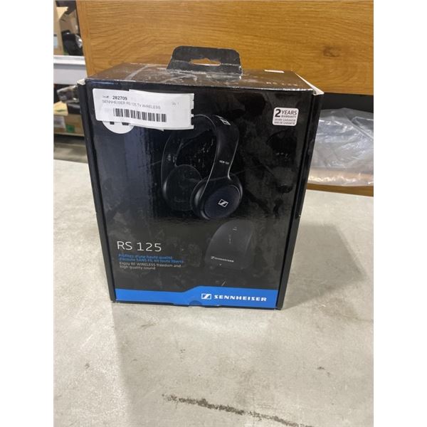 SENNHEISER RS 125 TV WIRELESS HEADPHONES