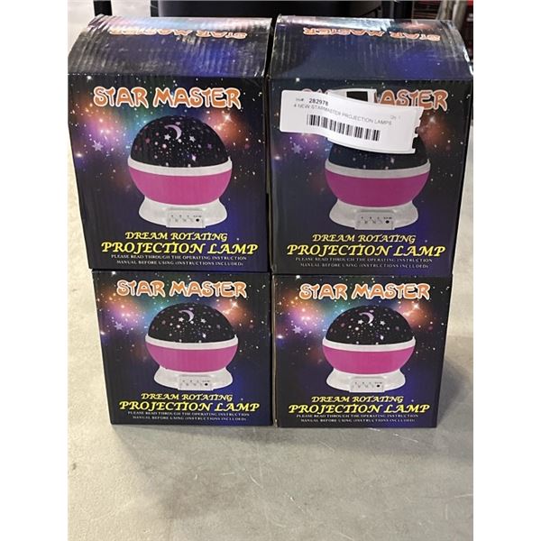 4 NEW STARMASTER PROJECTION LAMPS