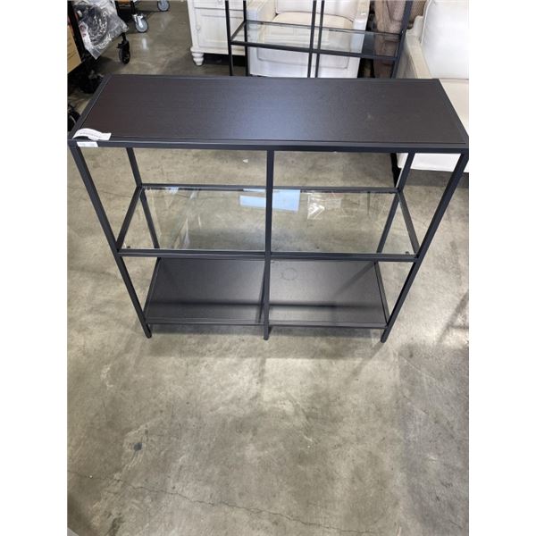 BLACK MODERN DISPLAY SHELF