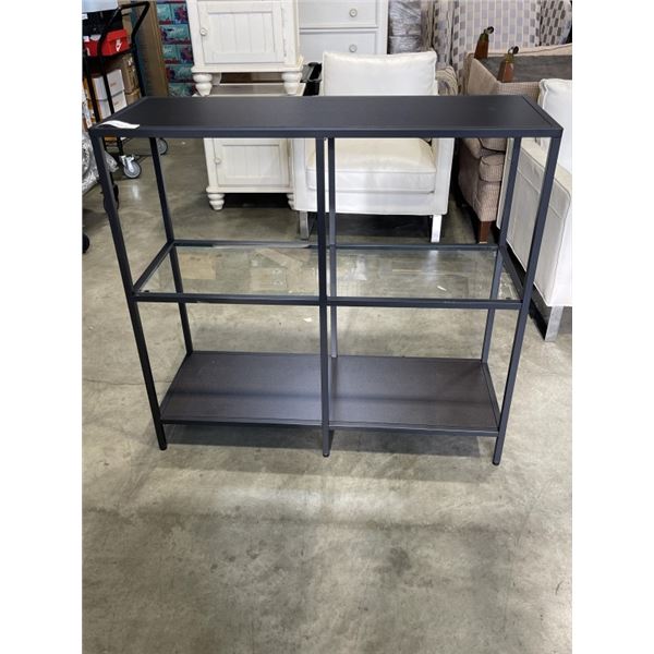 BLACK MODERN DISPLAY SHELF