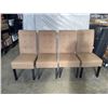 Image 1 : SET OF 4 DINING CHAIRS