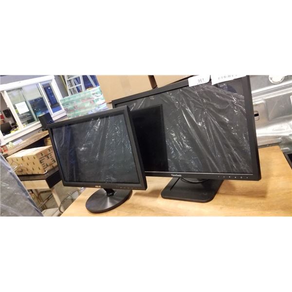 ASUS AND VIEWSONIC MONITORS, WORKING