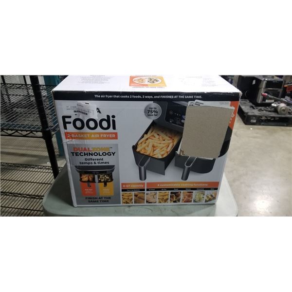 NINJA FOODI 6-IN-1 8QT DUALZONE AIR FRYER - TESTED WORKING, RETAIL $189