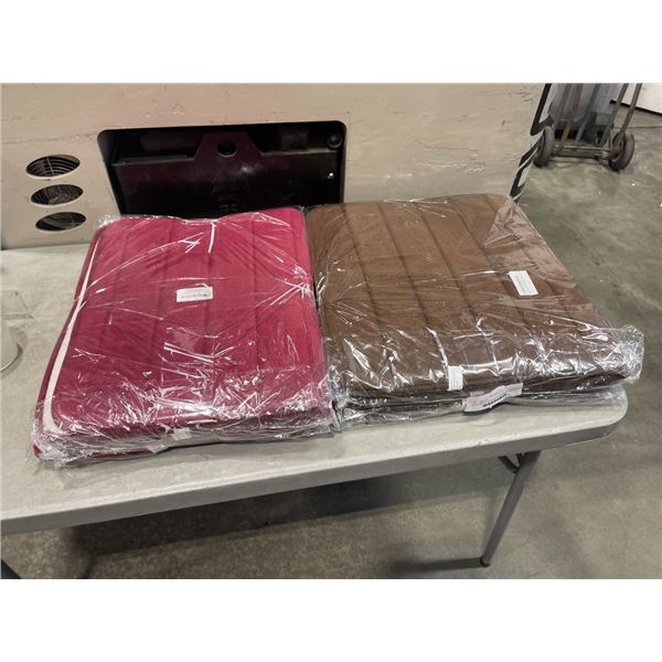 6 NEW MEMORY FOAM SOFT BATH MATTS 19.7 X 35.4