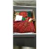 Image 3 : 3 BOXES OF CHRISTMAS ITEMS - HOUSE COAT, STOCKING, DECOR, ETC