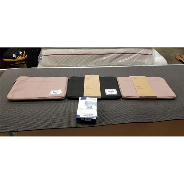 THREE NEW HERSCHEL LAPTOPS LEAVES AND INSIGNIA 140 W CHARGER