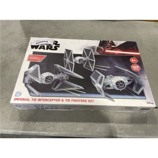 STARWARS IMPERIAL TIE INTERCEPTOR AND TIE FIGHTER SET