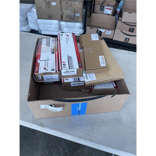 12 ASSORTED NEW DR. BATTERY LAPTOP BATTERIES