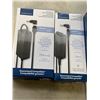 Image 2 : 2 NEW INSIGNIA UNIVERSAL LAPTOP CHARGERS AND ELECTRONIC ACCESSORIES