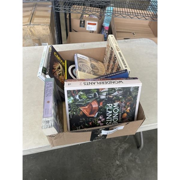 TRAY OF ASSORTED NEW BOOKS