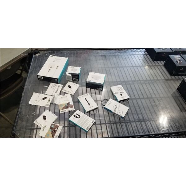 ASSORTED LBT ADAPTORS, MINI WALL CHARGERS, CONNECTORS ETC