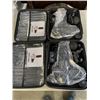 Image 2 : 2 NEW 30 SPEED MASSAGE GUNS W/ 6 ATTACHMENT HEADS