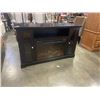Image 1 : MEDIA CABINET W/ ELECTRIC FIREPLACE INSERT