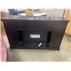 Image 4 : MEDIA CABINET W/ ELECTRIC FIREPLACE INSERT